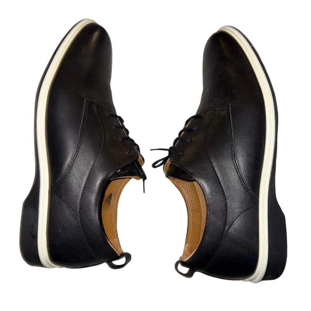 Amberjack‎ Original classic black leather lace up shoes Men's 12